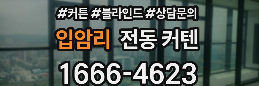 입암리 전동 커텐