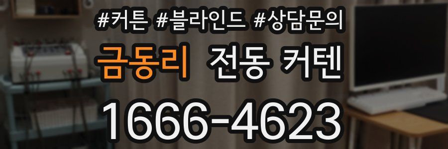 금동리 전동 커텐