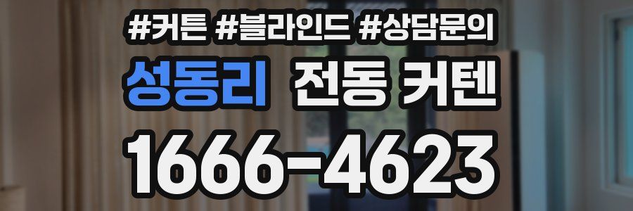 성동리 전동 커텐