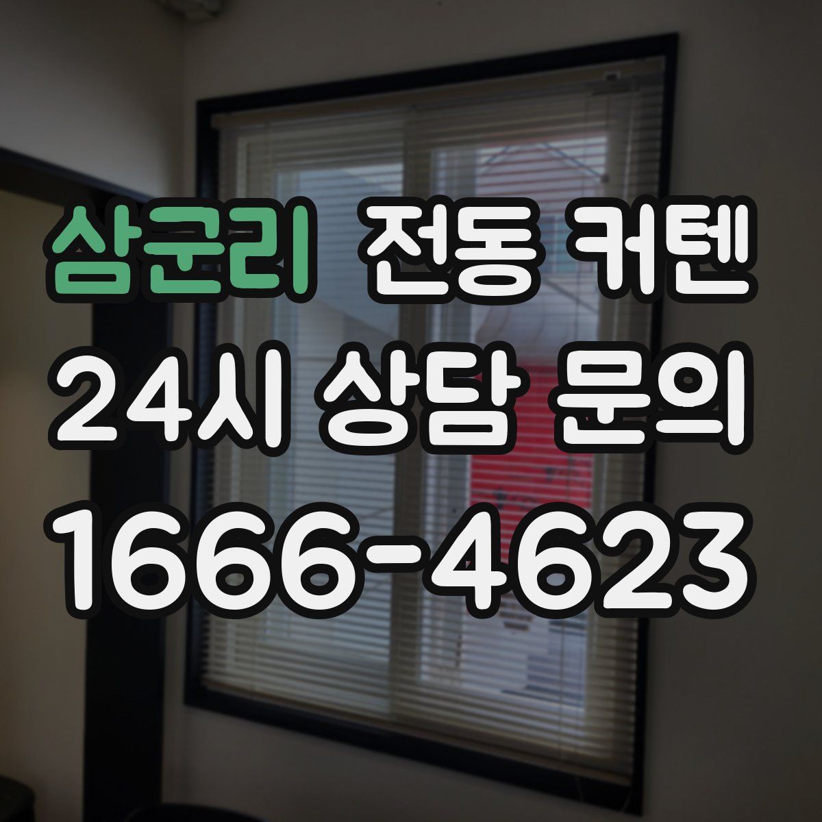 삼군리 전동 커텐