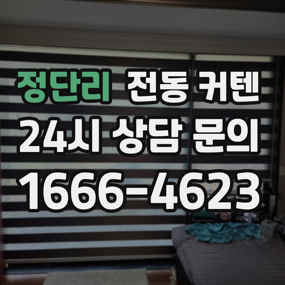 정단리 전동 커텐