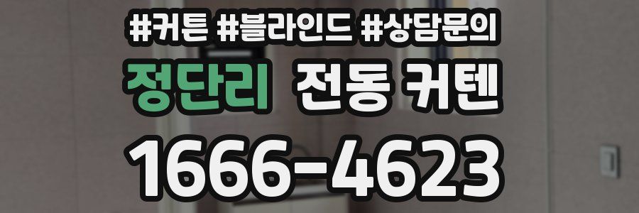 정단리 전동 커텐