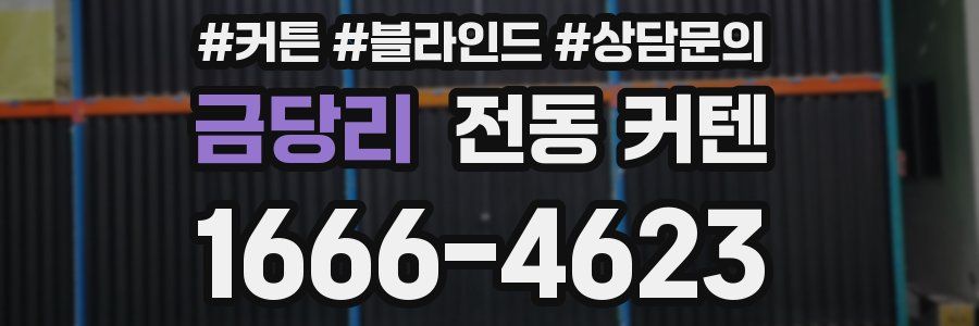금당리 전동 커텐