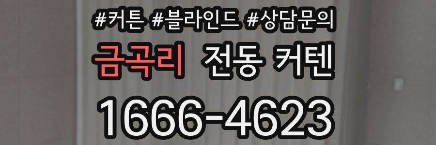 금곡리 전동 커텐