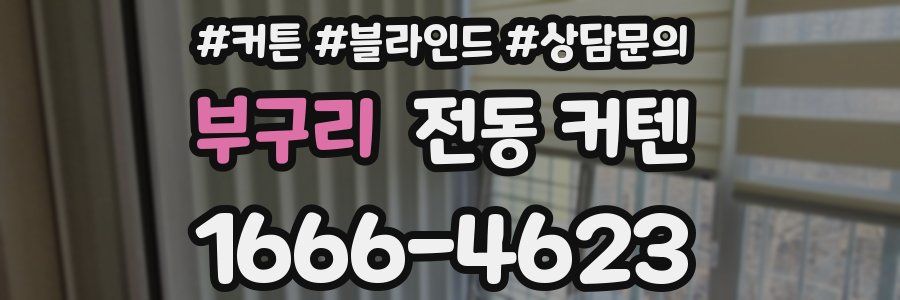 부구리 전동 커텐