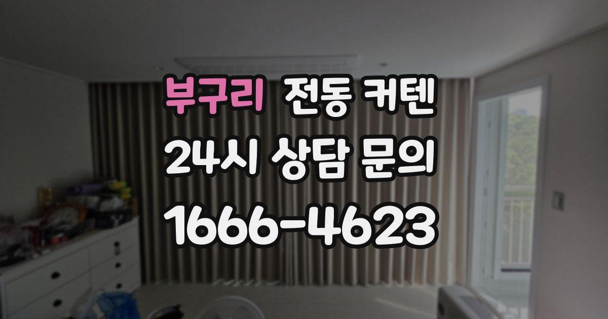 부구리 전동 커텐