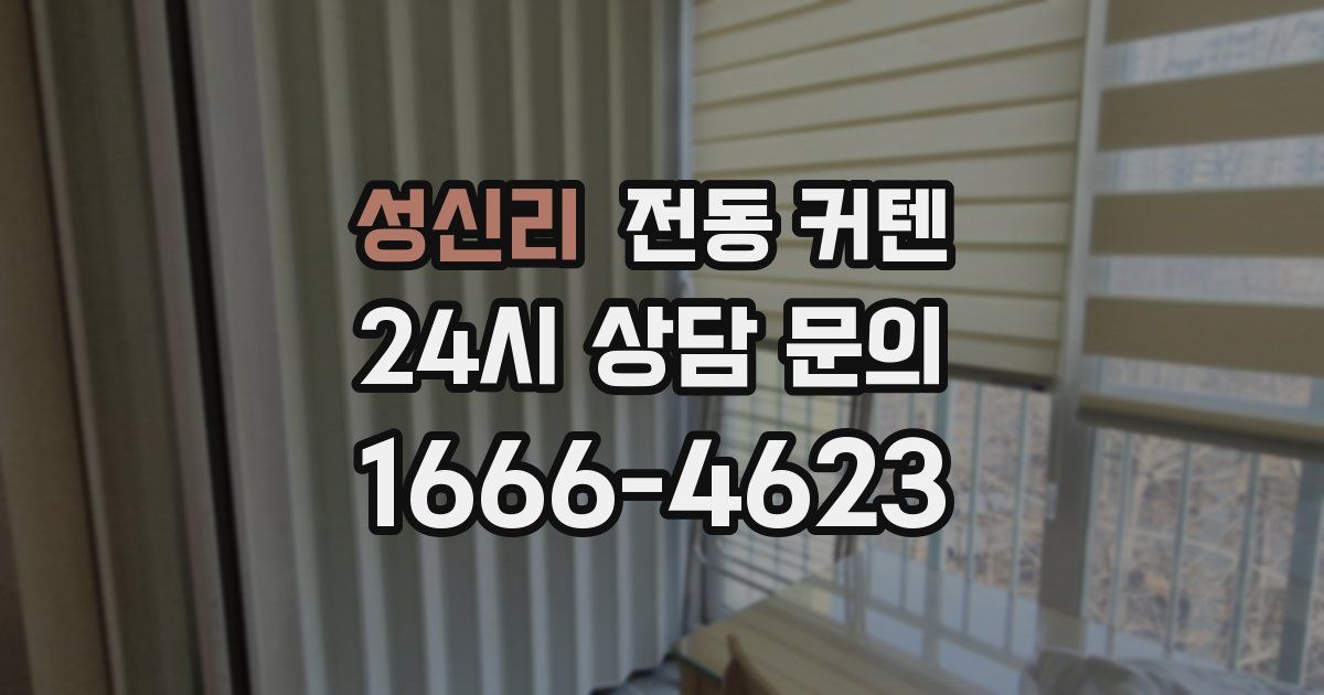 성신리 전동 커텐