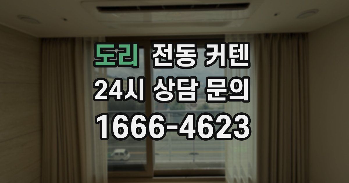 도리 전동 커텐