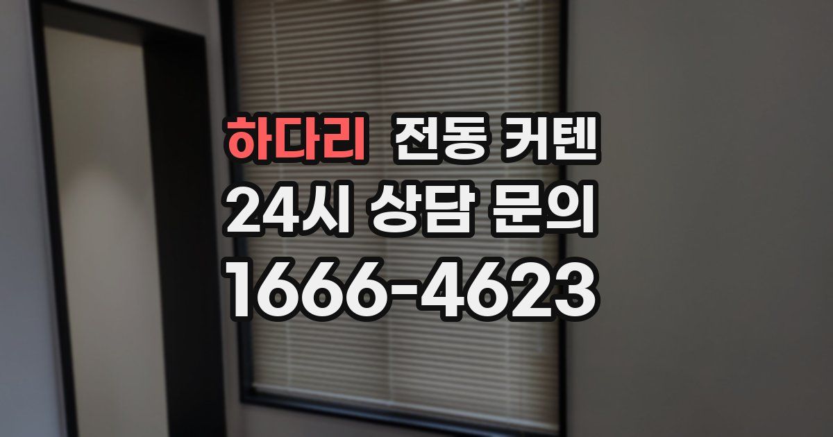 하다리 전동 커텐