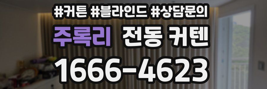 주록리 전동 커텐