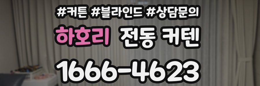 하호리 전동 커텐