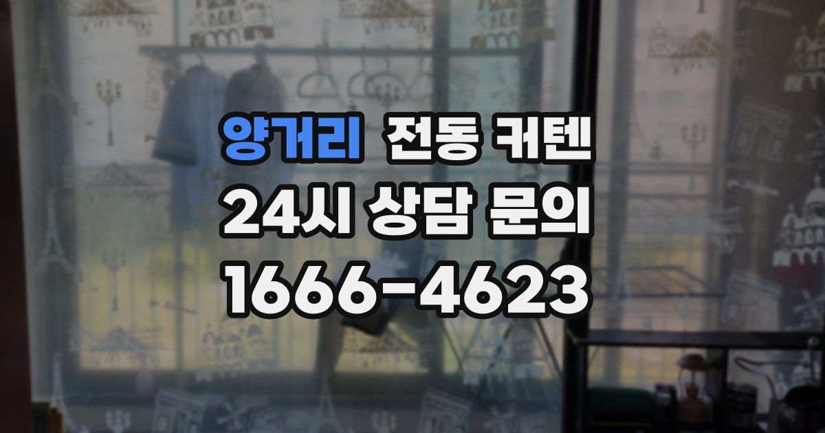 양거리 전동 커텐