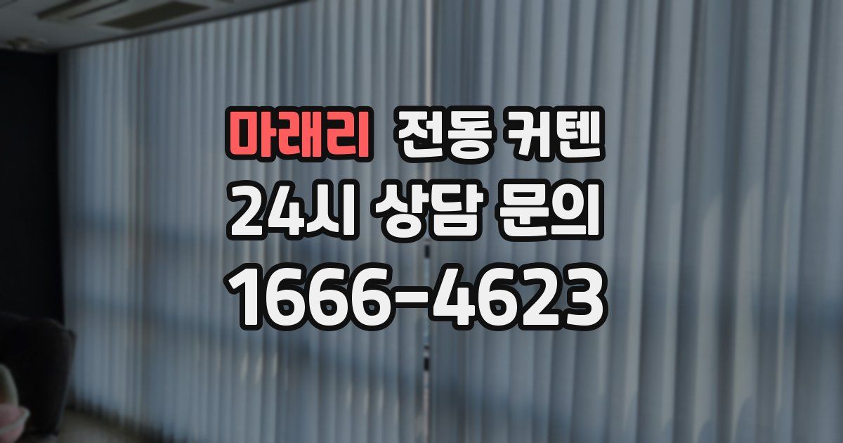 마래리 전동 커텐