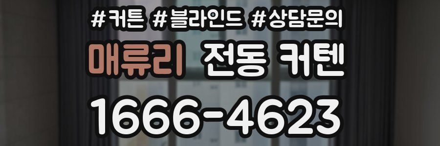 매류리 전동 커텐