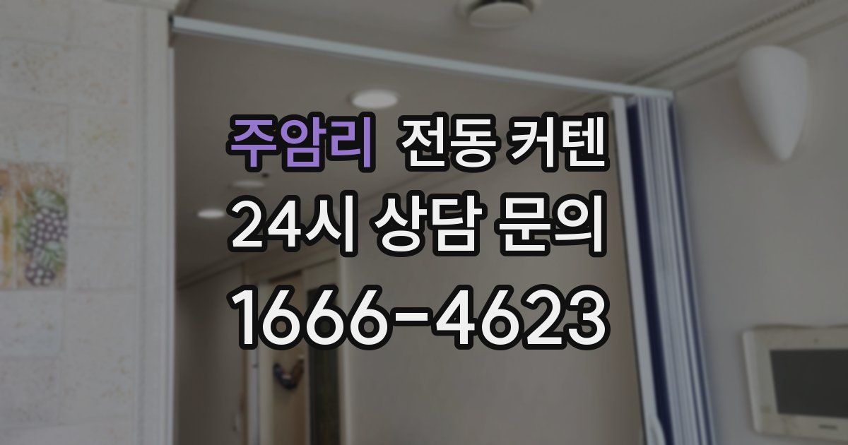 주암리 전동 커텐