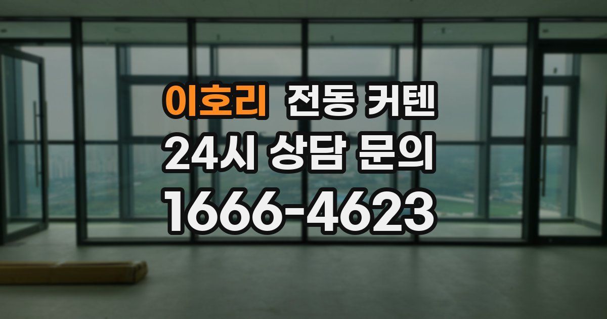이호리 전동 커텐