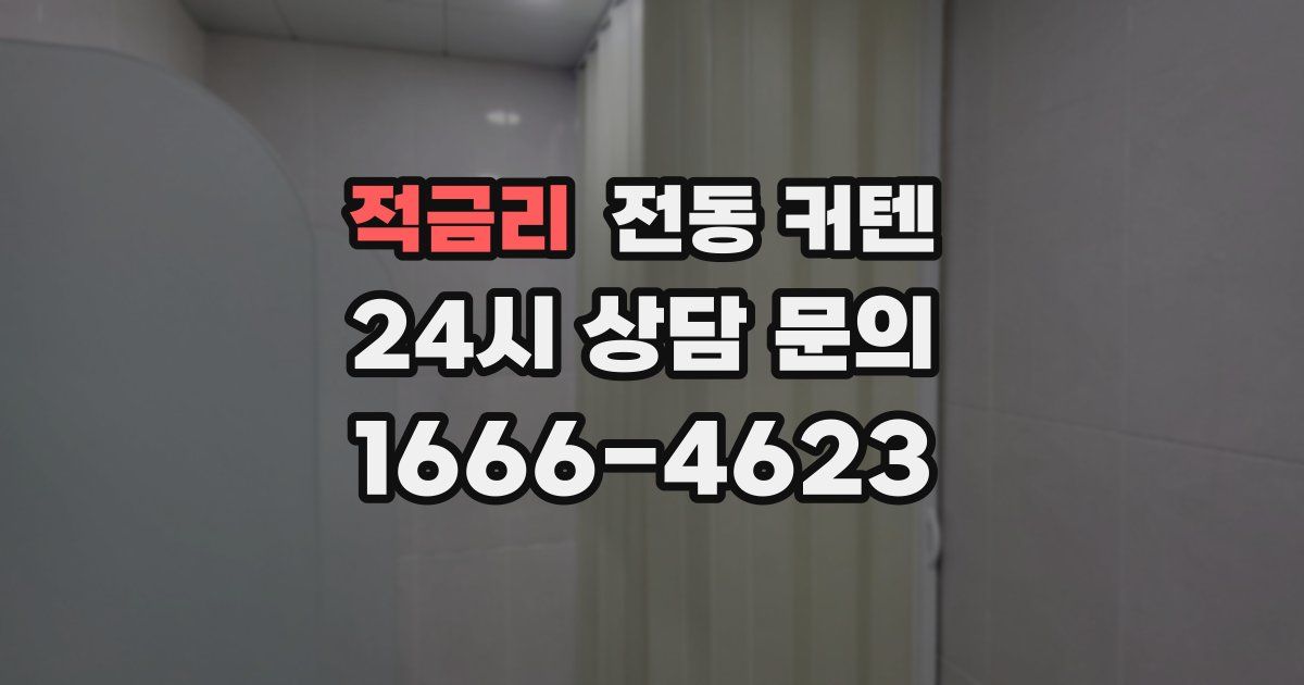 적금리 전동 커텐