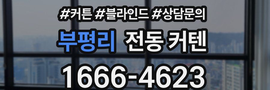 부평리 전동 커텐
