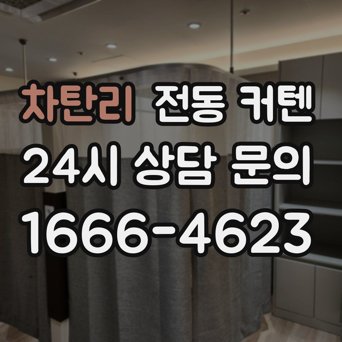 차탄리 전동 커텐