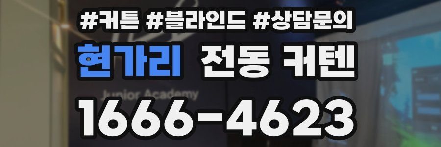 현가리 전동 커텐