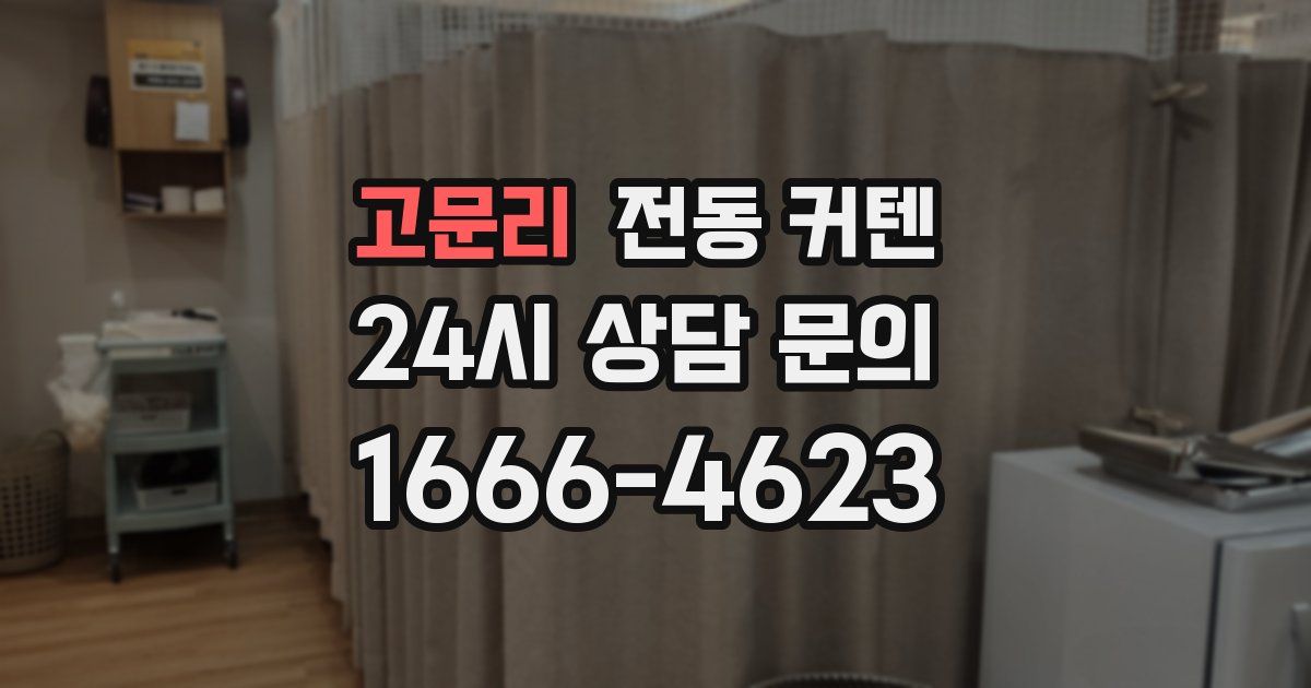 고문리 전동 커텐