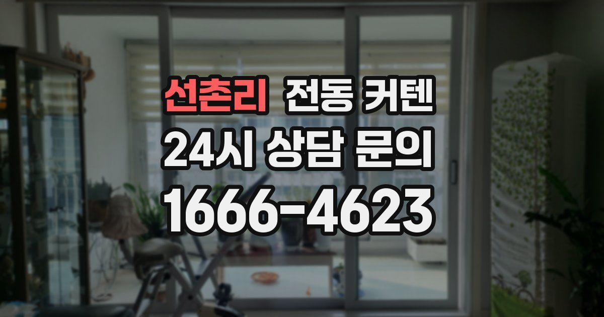 선촌리 전동 커텐