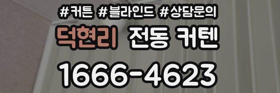 덕현리 전동 커텐