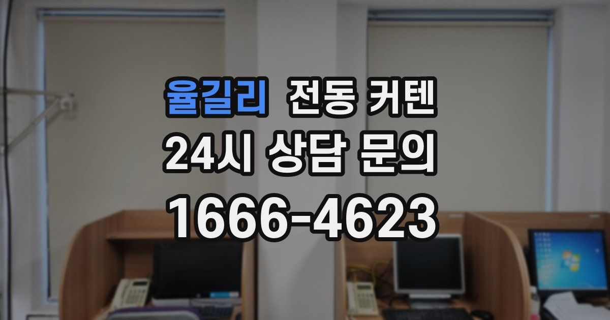 율길리 전동 커텐
