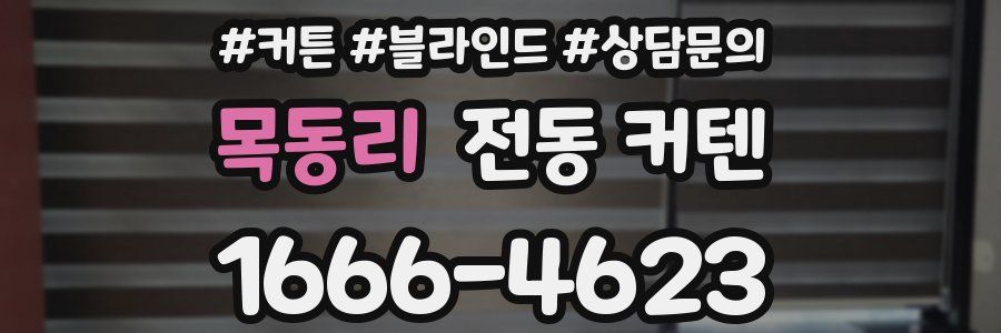 목동리 전동 커텐