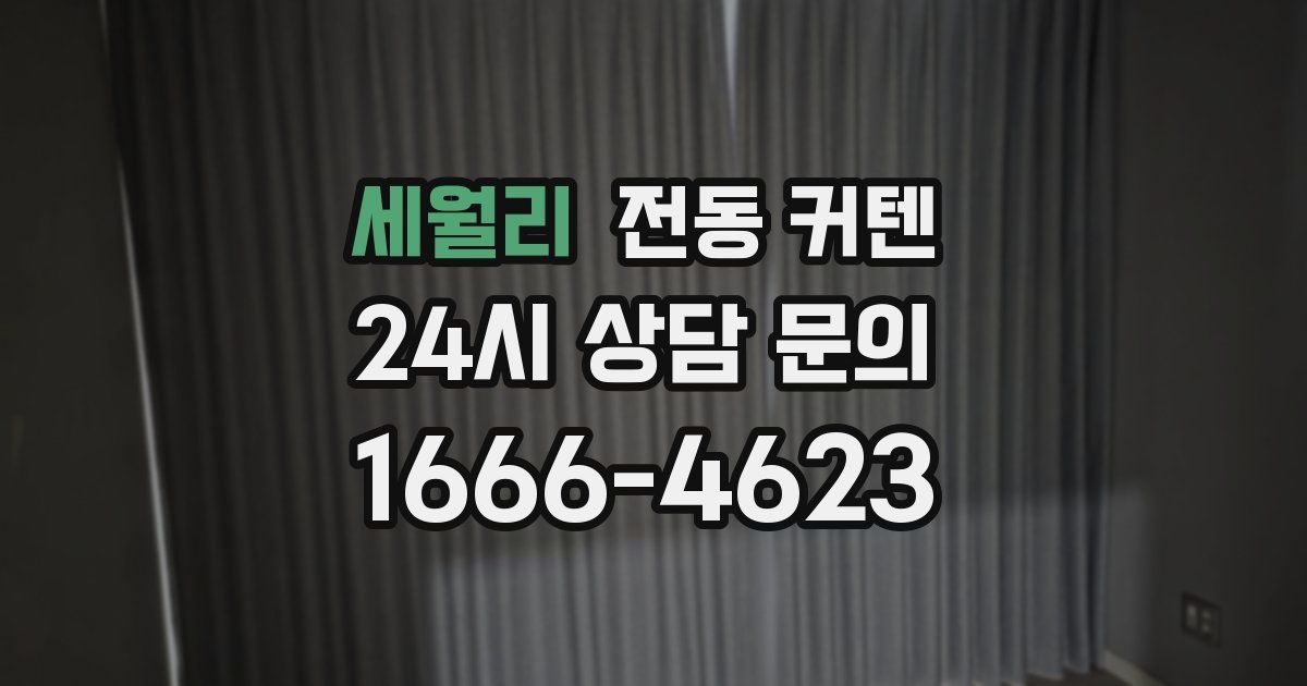 세월리 전동 커텐