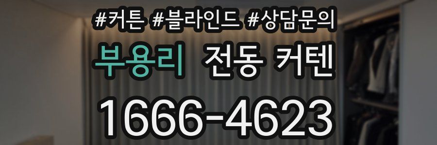 부용리 전동 커텐