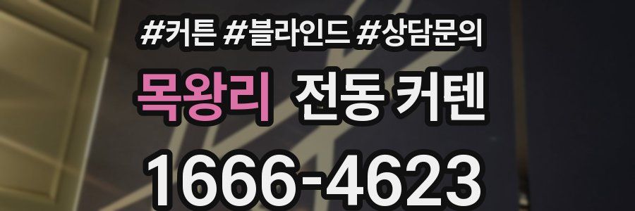 목왕리 전동 커텐