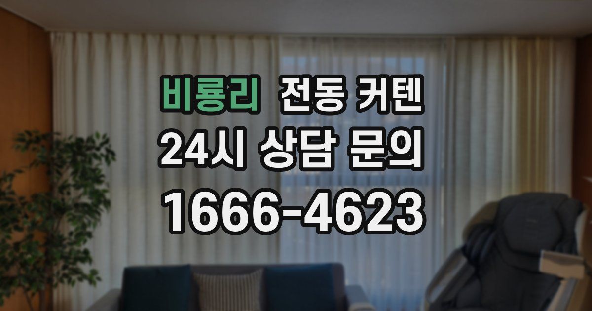 비룡리 전동 커텐