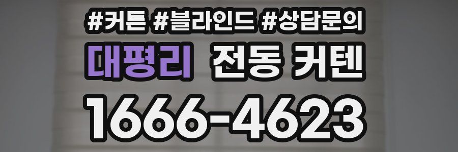 대평리 전동 커텐