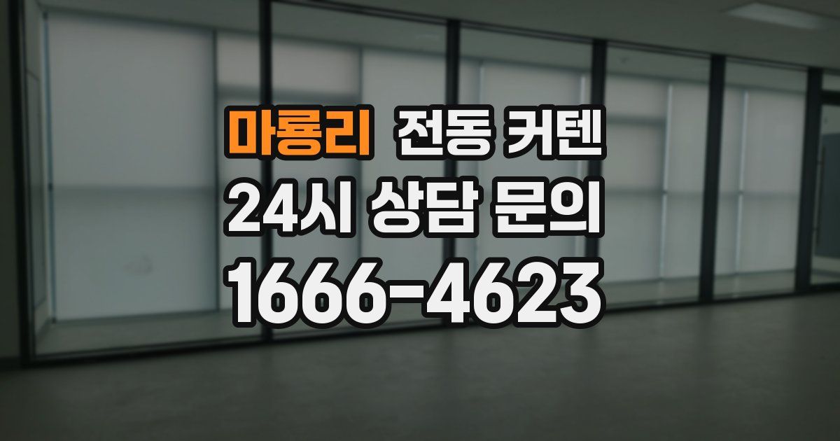 마룡리 전동 커텐