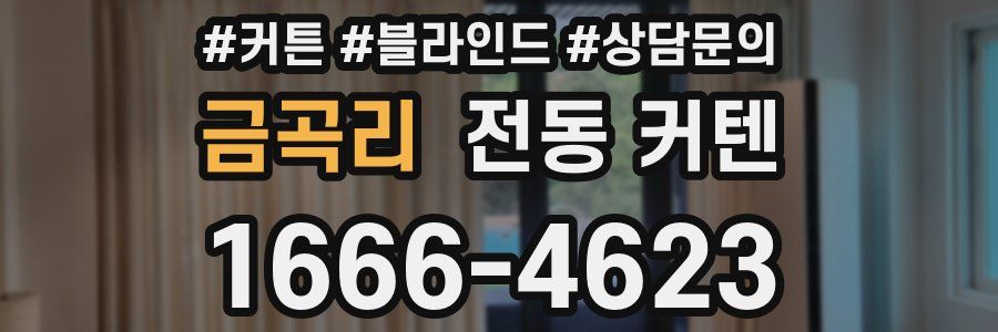 금곡리 전동 커텐