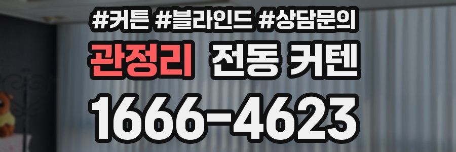 관정리 전동 커텐