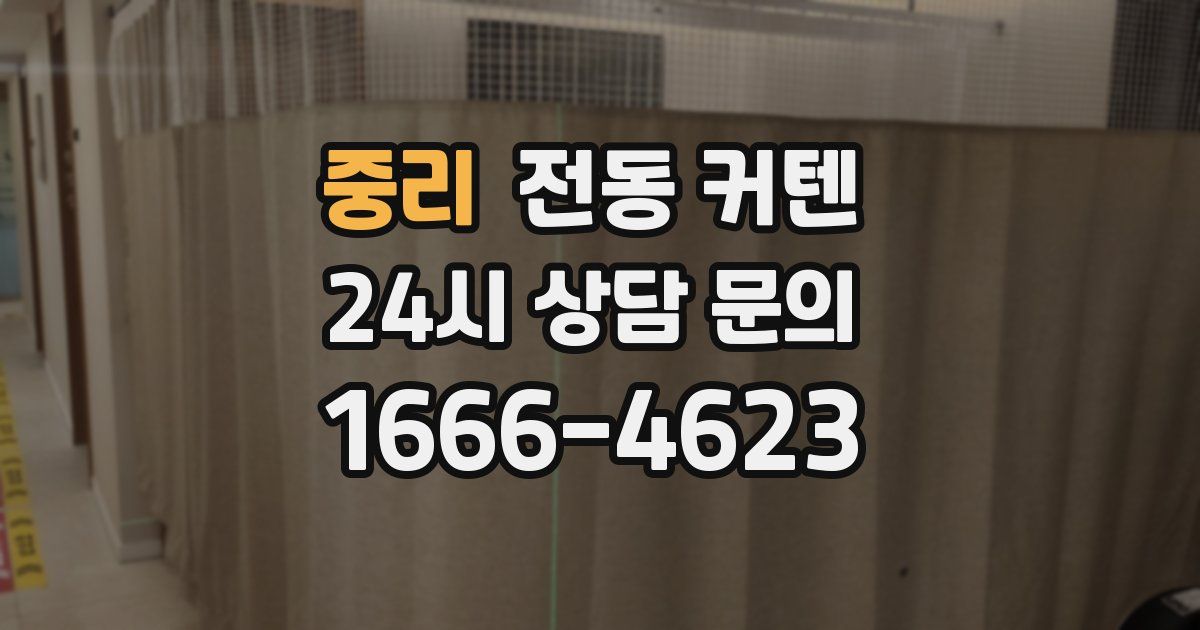 중리 전동 커텐