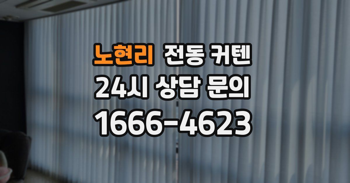 노현리 전동 커텐