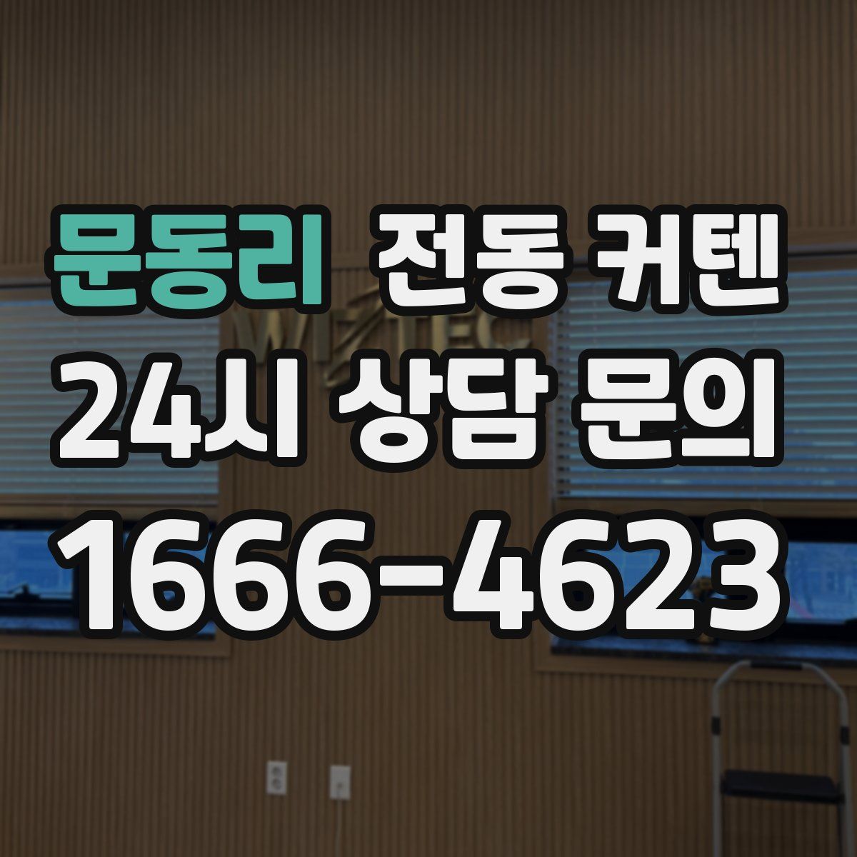문동리 전동 커텐