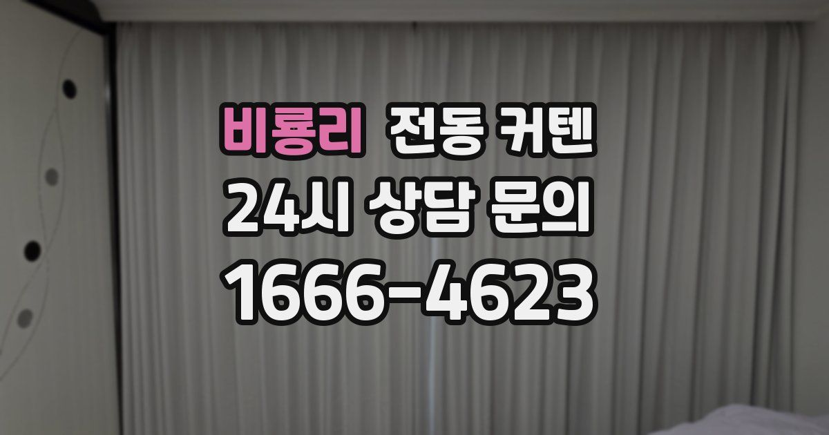 비룡리 전동 커텐