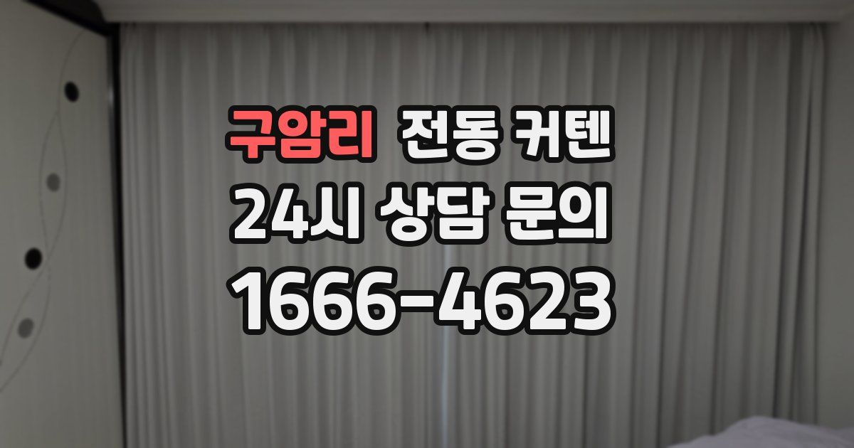 구암리 전동 커텐
