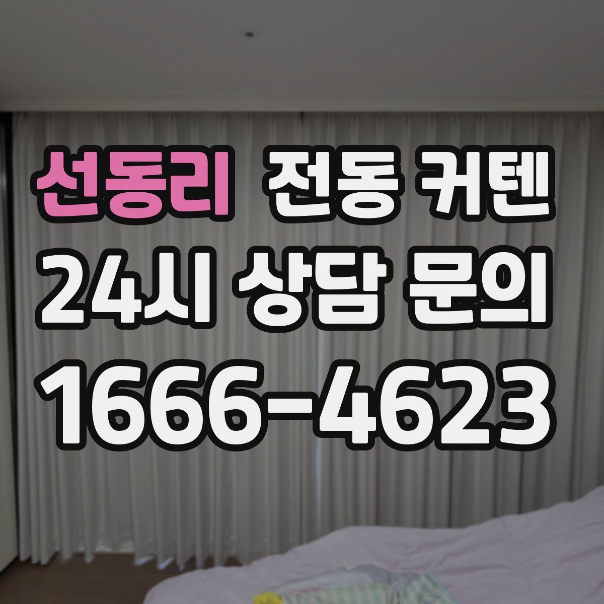 선동리 전동 커텐
