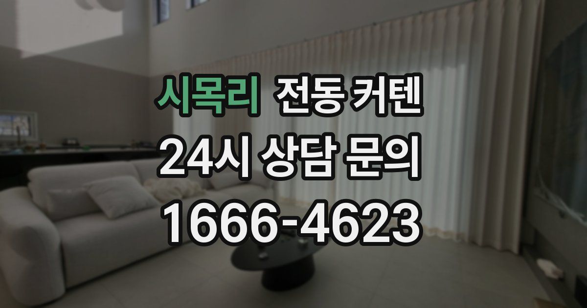 시목리 전동 커텐