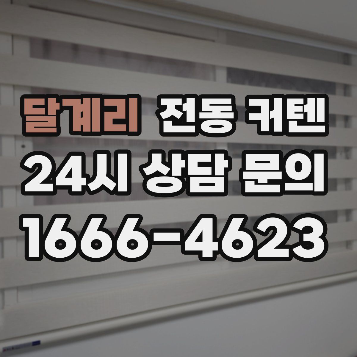 달계리 전동 커텐
