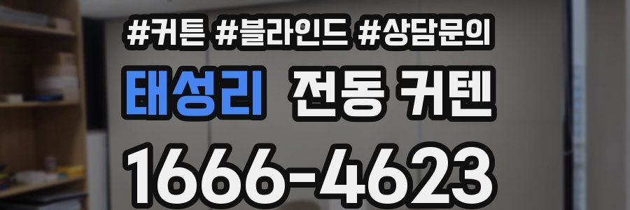 태성리 전동 커텐