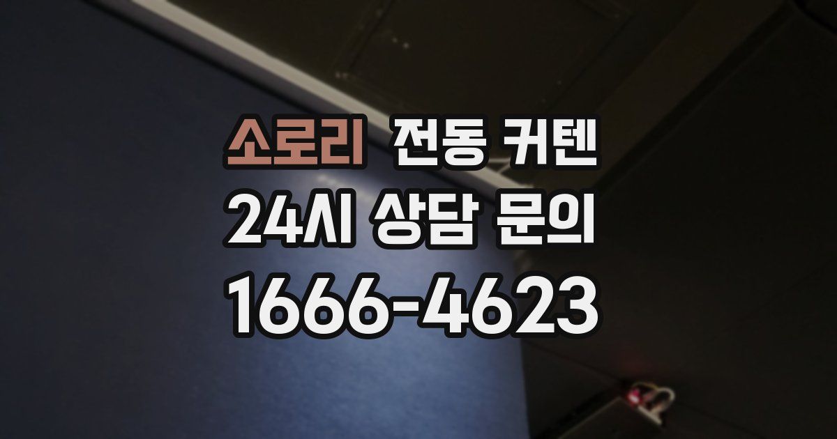 소로리 전동 커텐
