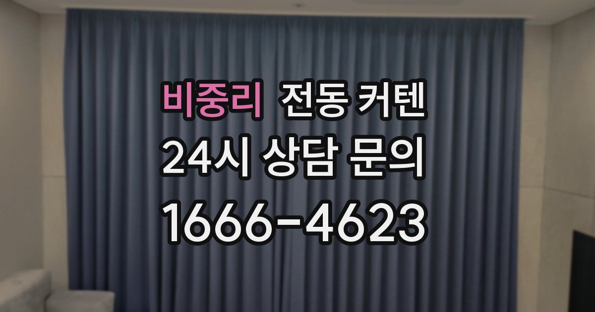 비중리 전동 커텐