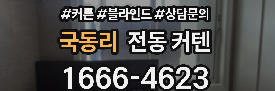 국동리 전동 커텐