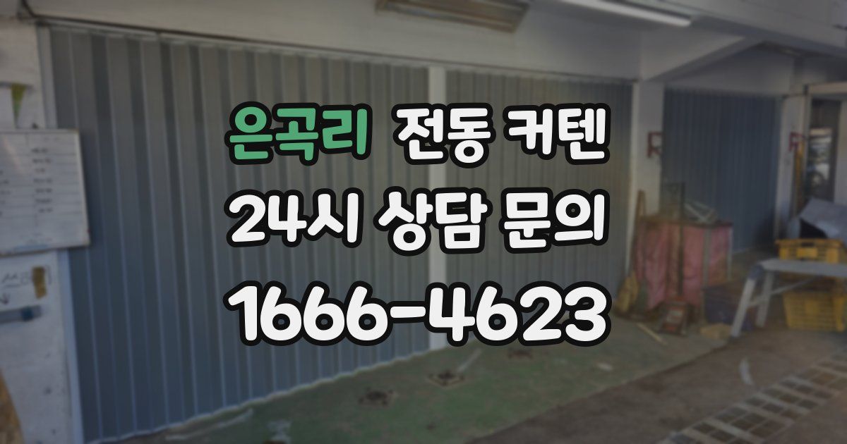 은곡리 전동 커텐